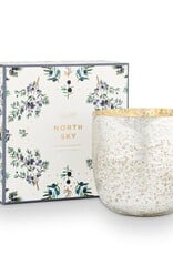 Illume North Sky  Luxe Sanded Mercury Glass Candle