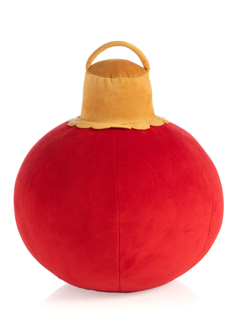 Shiraleah Merry Bauble Pillow Red