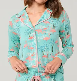 Spartina Pajama Top Flamingos