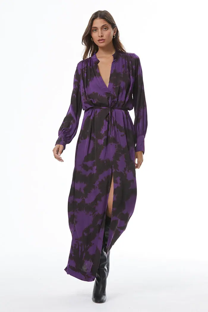 Young Fabulous & Broke Una Maxi Dress Electric Purple