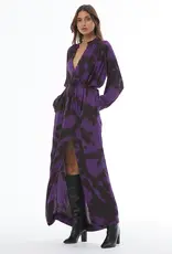 Young Fabulous & Broke Una Maxi Dress Electric Purple
