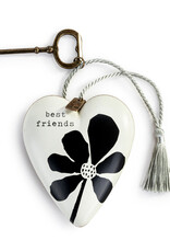 Demdaco Best Friends Bold Floral Art Heart