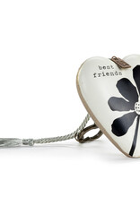 Demdaco Best Friends Bold Floral Art Heart