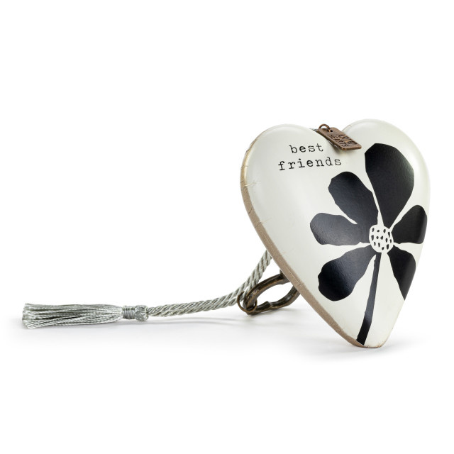 Demdaco Best Friends Bold Floral Art Heart