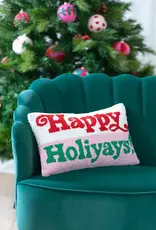 Shiraleah Happy Holidays Pillow