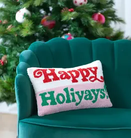 Shiraleah Happy Holidays Pillow