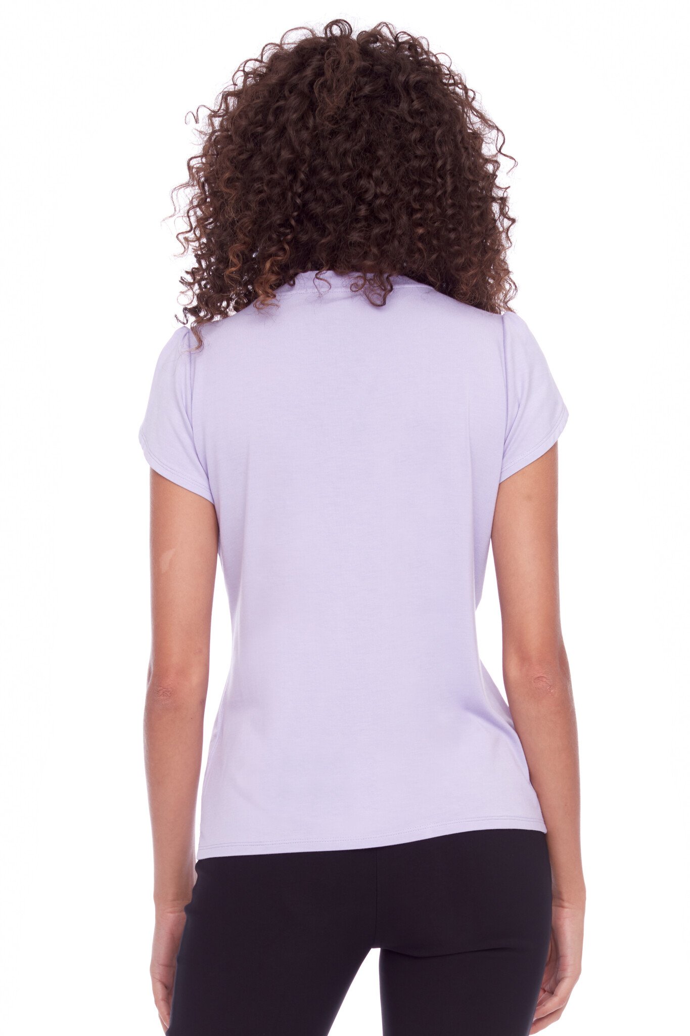 Up Petal Sleeve Tee Lilac