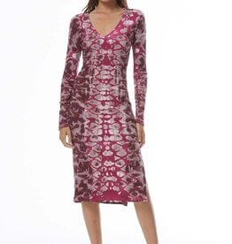 Young Fabulous & Broke Peyton Dress Winter Berry Boa Wash