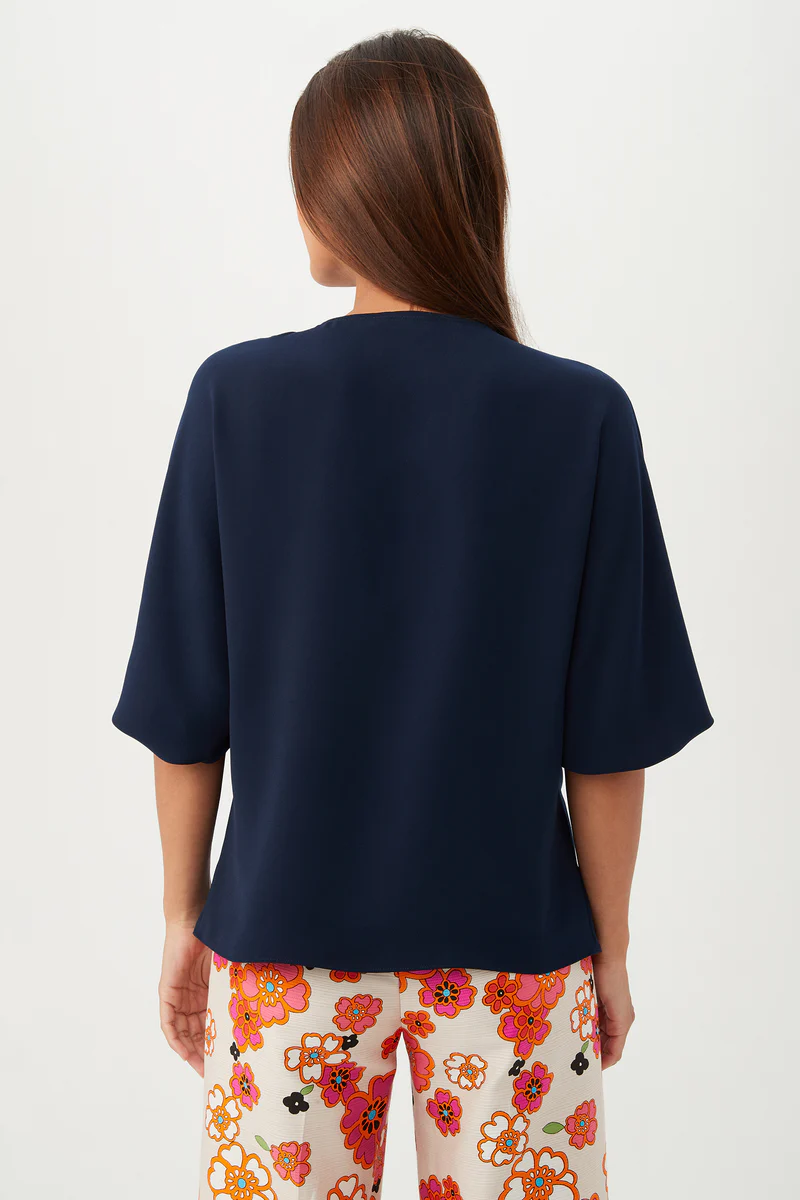 Trina Turk Sail Top Indigo