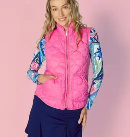 G Lifestyle Padded Vest Hot Pink