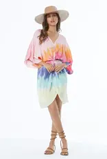 Young Fabulous & Broke Siren Dress Cyber Lime Dreamer Wash