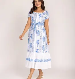 Isla Payal Paris Dress Lily Blue