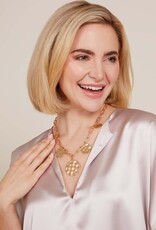 Zenzii Hammered Medallion Necklace