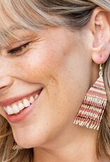 Ink + Alloy Lexie Stripe Beaded Earrings