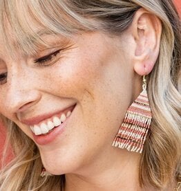 Ink + Alloy Lexie Stripe Beaded Earrings