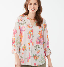 French Dressing Tropic Floral Top