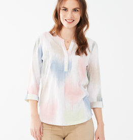 French Dressing Heart Ikat Top