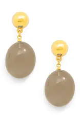 Zenzii Glistening Pebble Drop Earrings