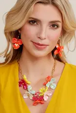 Zenzii Iridescent Resin Petal Drop Earring