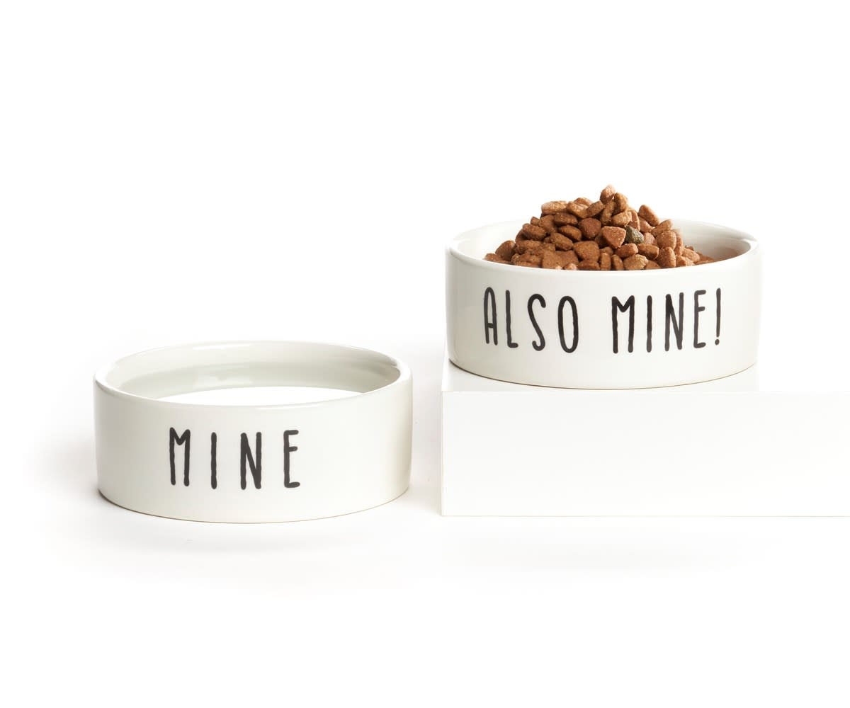 Gift Craft Mine Pet Bowls Set of 2