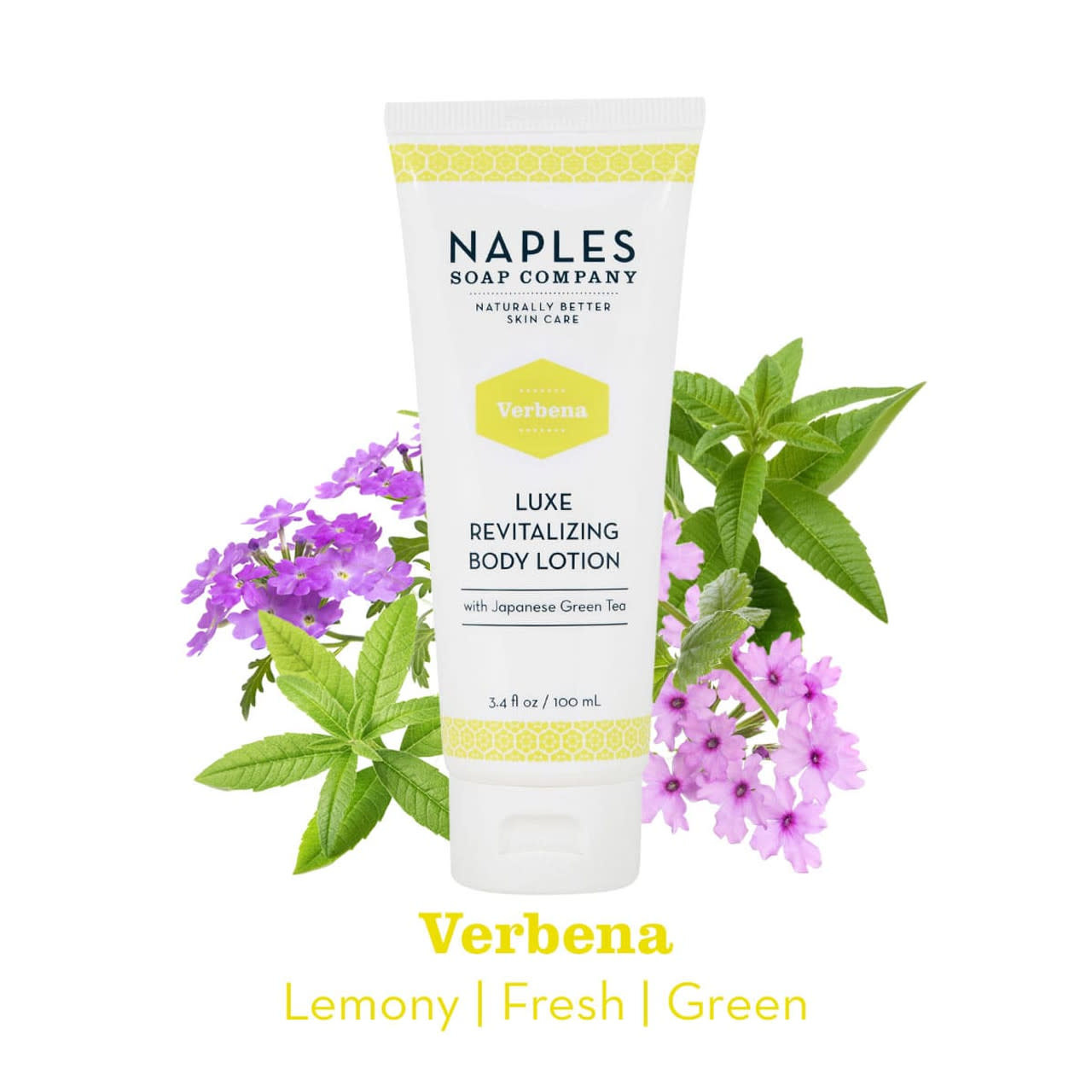 Naples Soap Co. Verbena Luxe Hand & Body Lotion 3.4 oz