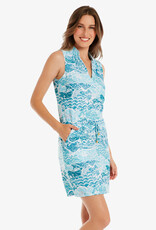 Helen Jon Sanibel Dress Malibu Blue