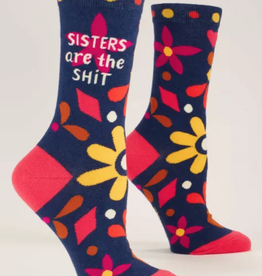 Blue Q Sisters Are The Shit Womens Socks