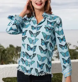 Dizzy Lizzie Cape Cod Shirt Butterflies