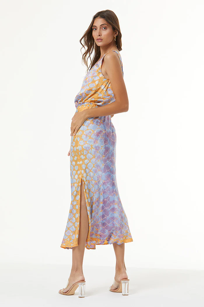 Young Fabulous & Broke Felicity Skirt Kumquat Boa