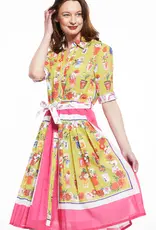 Dizzy Lizzie Mrs Maisel Dress Pink Pots