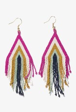 Ink + Alloy Haley Beaded Fringe Earrings