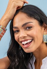 Ink + Alloy Ava Colorblock Beaded Earrings
