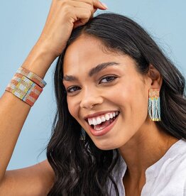 Ink + Alloy Ava Colorblock Beaded Earrings