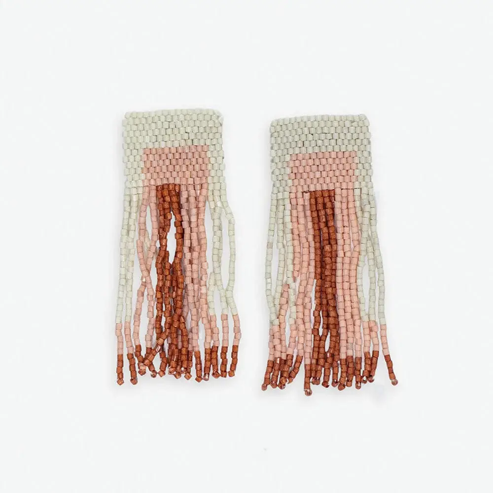 Ink + Alloy Ava Colorblock Beaded Earrings