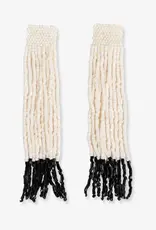 Ink + Alloy Ila Thick Stripe Fringe Earrings