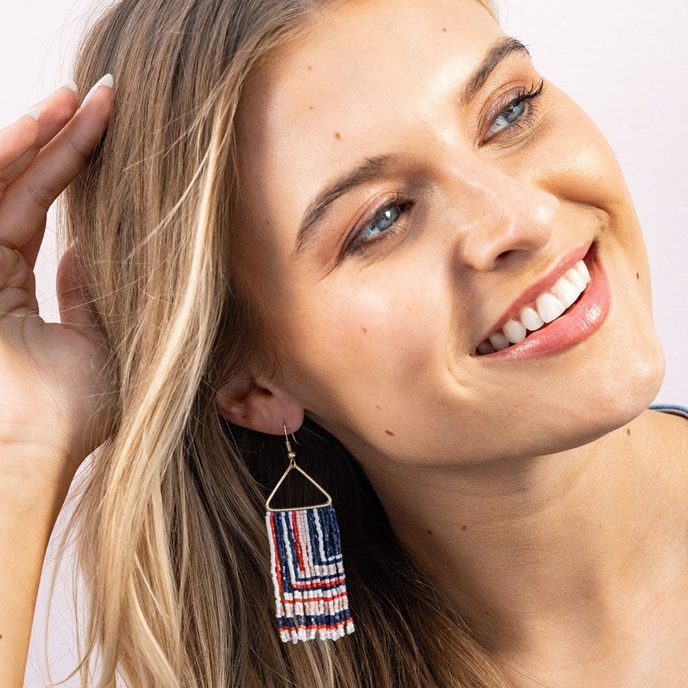 Ink + Alloy Paige Ascending Beaded Earrings
