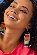 Ink + Alloy Gloria Half Circles Beaded Earrings