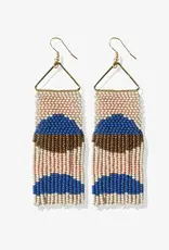 Ink + Alloy Gloria Half Circles Beaded Earrings