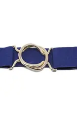 German Fuentes One Size Stretch Belt w/ Metal Buckle