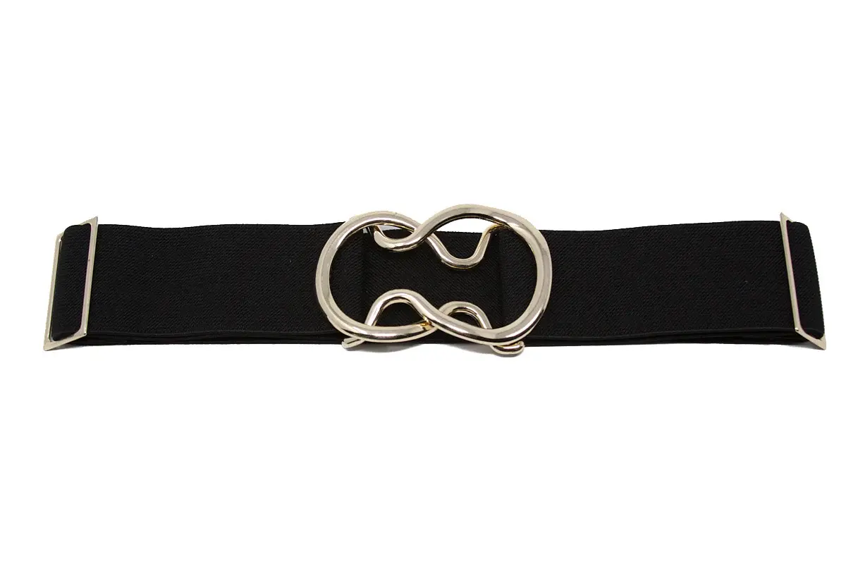 German Fuentes One Size Stretch Belt w/ Metal Buckle
