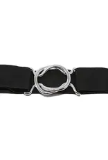 German Fuentes One Size Stretch Belt w/ Metal Buckle