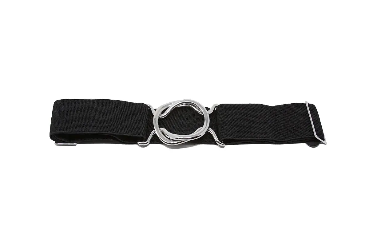 German Fuentes One Size Stretch Belt w/ Metal Buckle