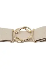 German Fuentes One Size Stretch Belt w/ Metal Buckle