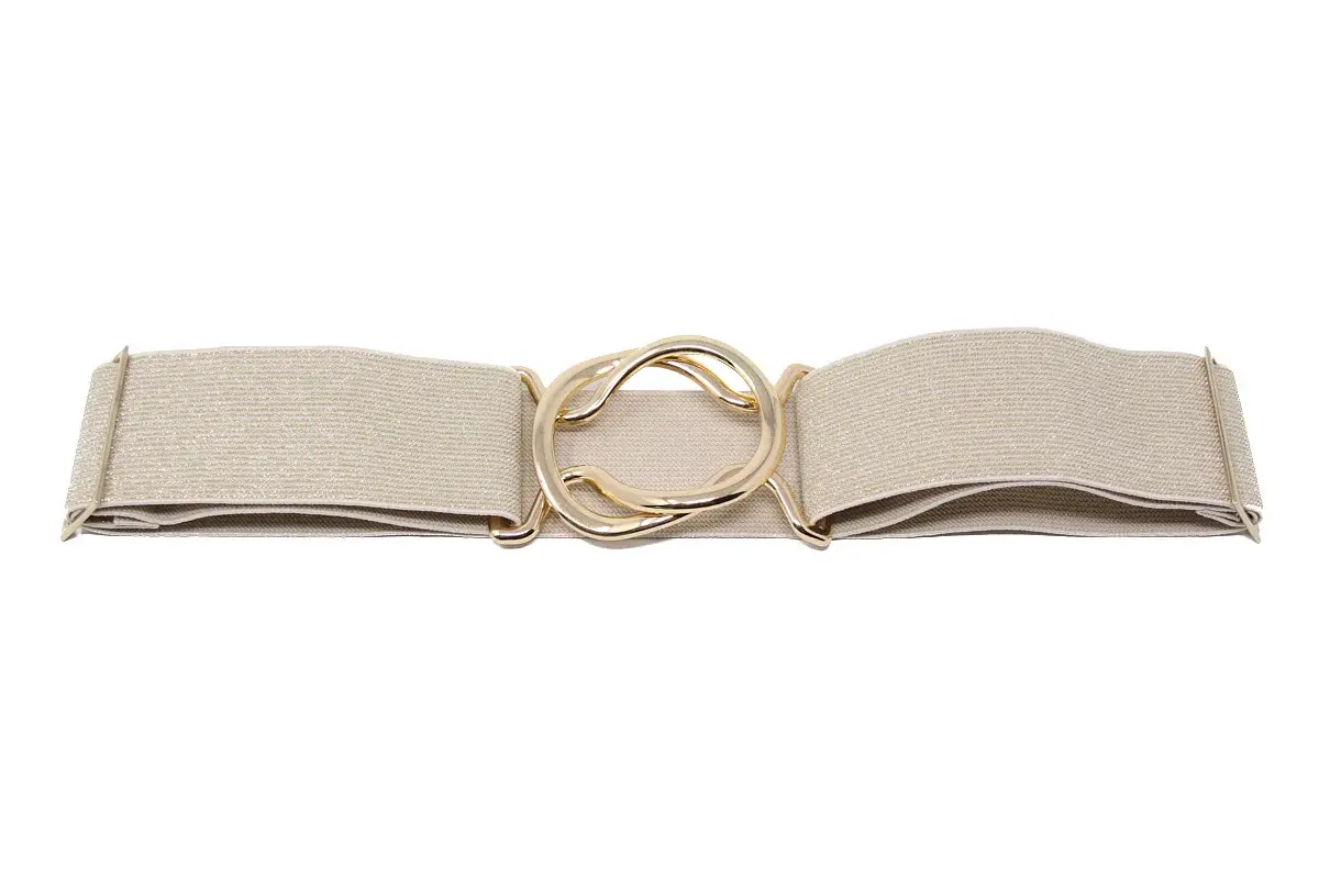 German Fuentes One Size Stretch Belt w/ Metal Buckle