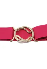 German Fuentes One Size Stretch Belt w/ Metal Buckle