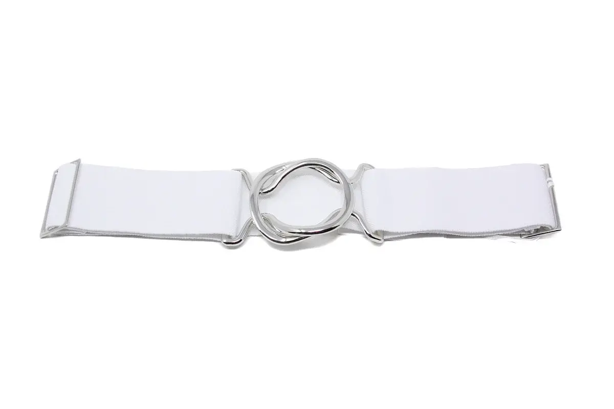 German Fuentes One Size Stretch Belt w/ Metal Buckle
