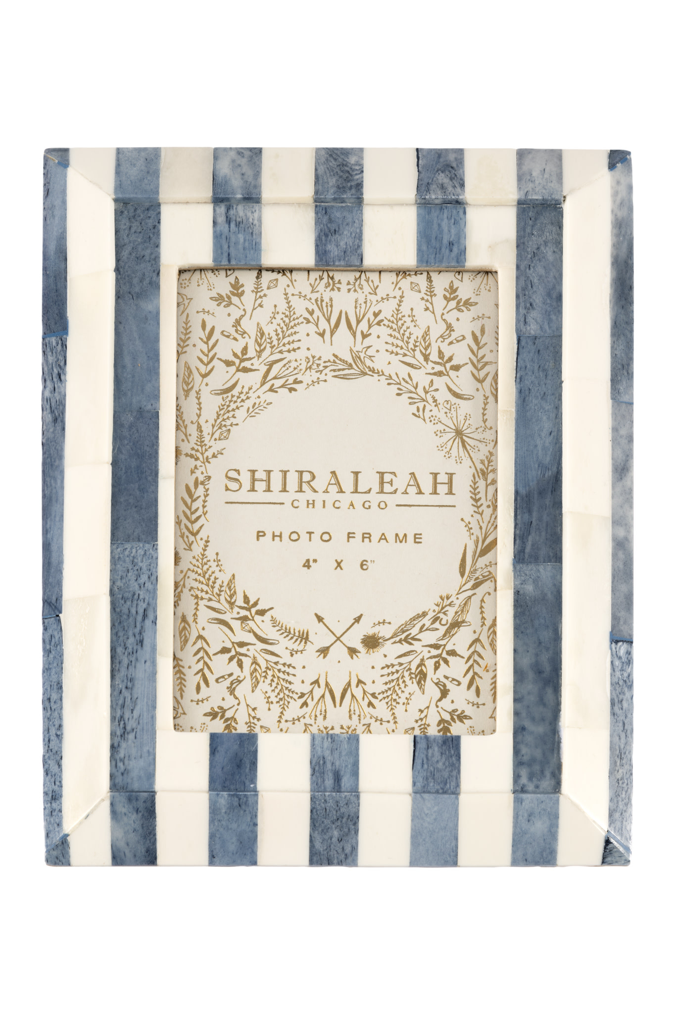 Shiraleah Portofino Blue Stripe Frame 4x6
