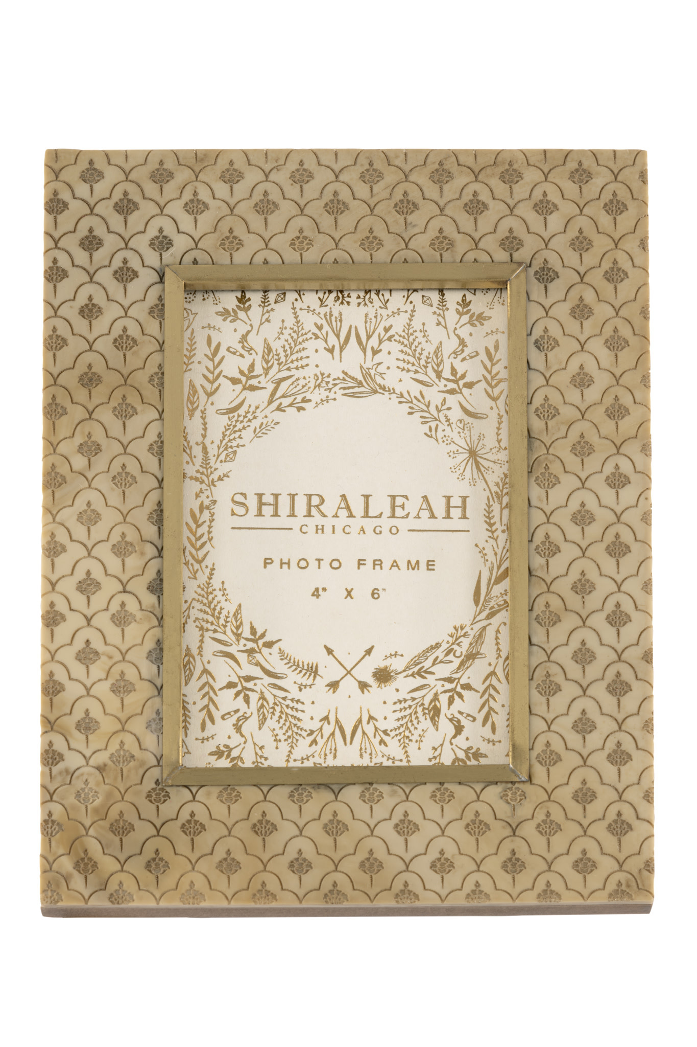 Shiraleah Portofino Natural Marbled Frame 4x6