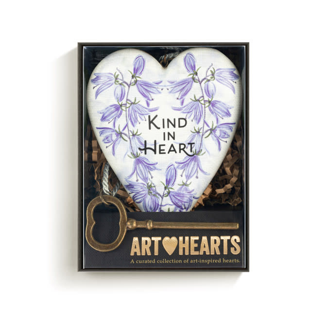 Demdaco Floral Kind in Heart Art Heart