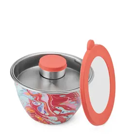 S'well Salad Bowl Kit Marble Swirl